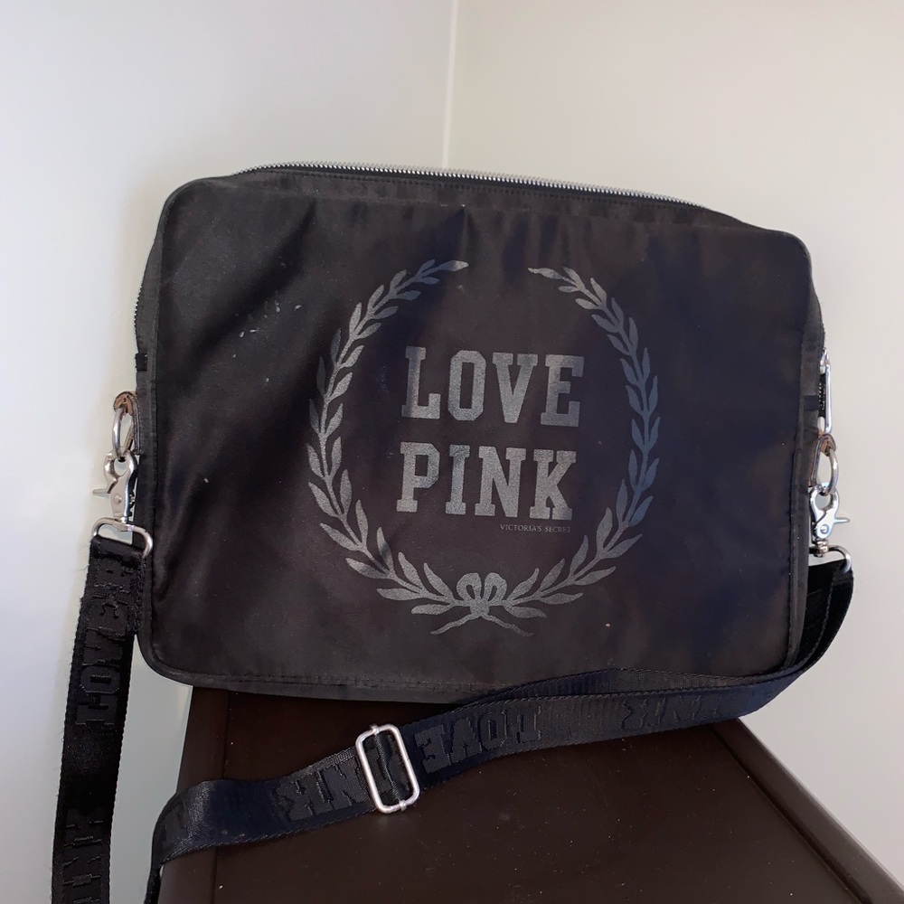 Pink computer bag